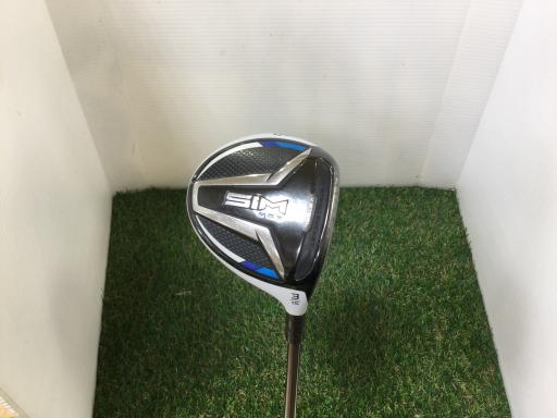 【中古】 テーラーメイド SIM MAX 3W フェアウェイウッド FW TENSEI BLUE TM50(FW) (フレックスS) メンズ 男性用 右利き 右用 Cランク ゴルフクラブ