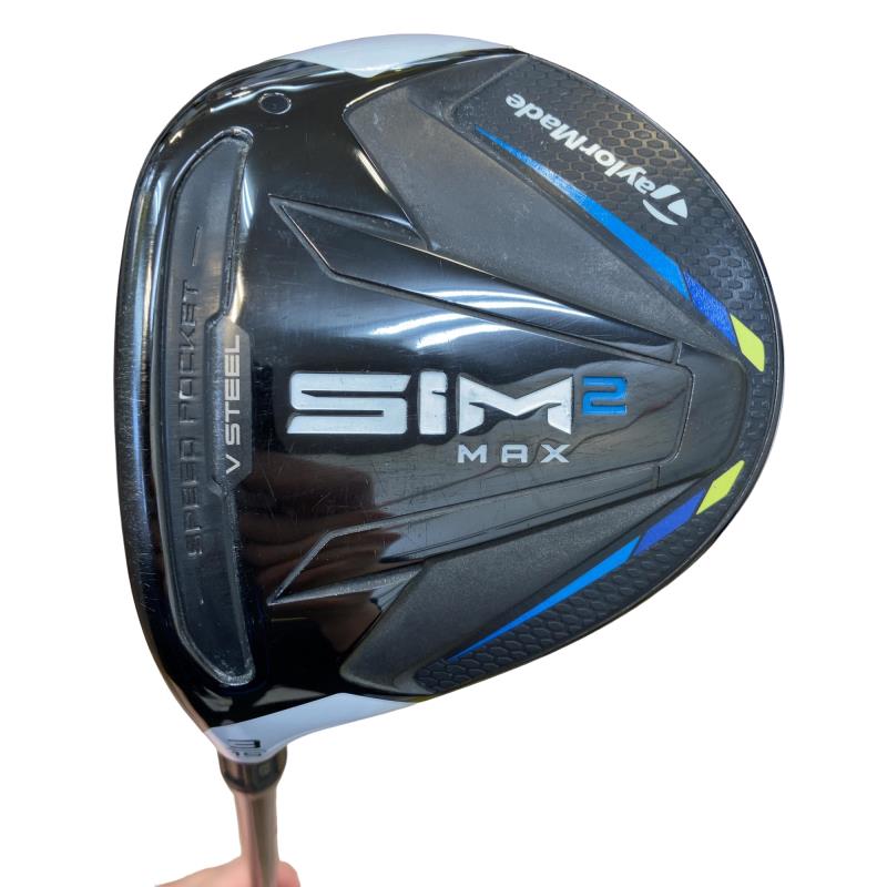 【中古】 テーラーメイド SIM2 MAX 3W レフティ フェアウェイウッド FW TENSEI BLUE TM50(SIM2 FW) (フレックスS) メンズ 男性用 左利き レフティ 左用 Cランク ゴルフクラブ