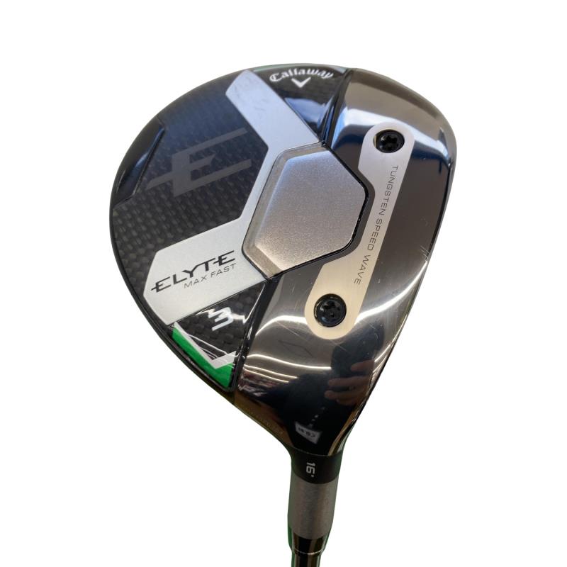 【中古】 キャロウェイ ELYTE MAX FAST 3W フェアウェイウッド FW LIN-Q GREEN 40 for CW(ELYTE FW) (フレックスSR) メンズ 男性用 右利き 右用 Bランク ゴルフクラブ 27,440円
