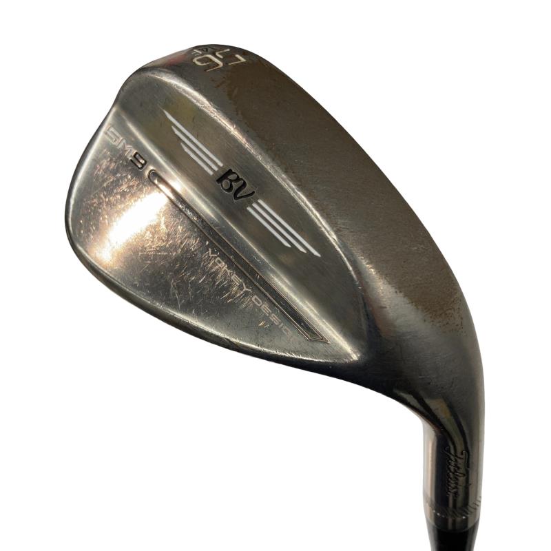【中古】 タイトリスト VOKEY SPIN MILLED SM9 ブラッシュドスチール 56°/14°F ウェッジ WG Dynamic Gold (フレックスS) メンズ 男性用 右利き 右用 Dランク ゴルフクラブ