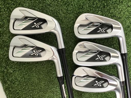 【中古】 ダンロップ XXIO(2022) eks 5S アイアンセット IR Miyazaki AX-2(IR) (フレックスS) メンズ 男性用 右利き 右用 Cランク ゴルフクラブ