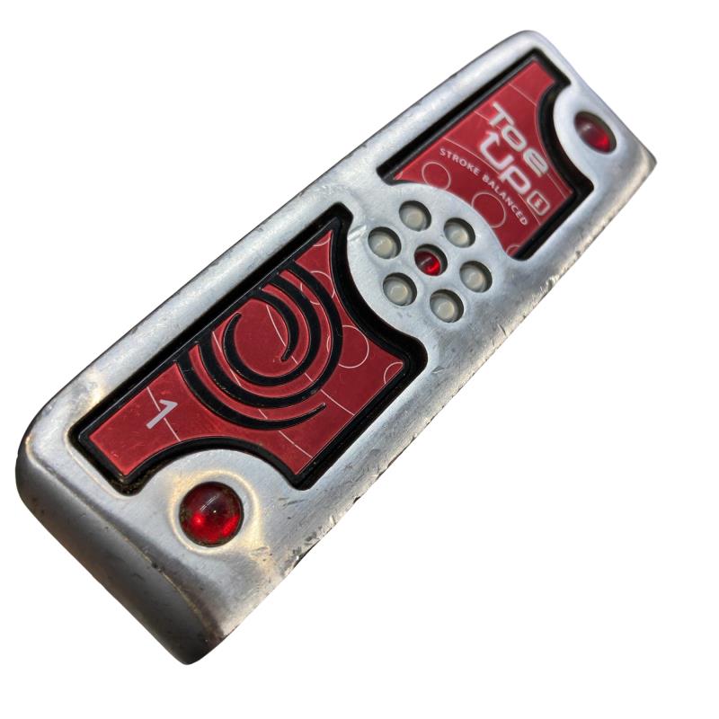 【中古】 オデッセイ Toe UP i #1 33in パター PT スチール写真 (フレックス余分の物) メンズ 成人男性用 右利き 右用 C位置づける ゴルフ野球クラブ