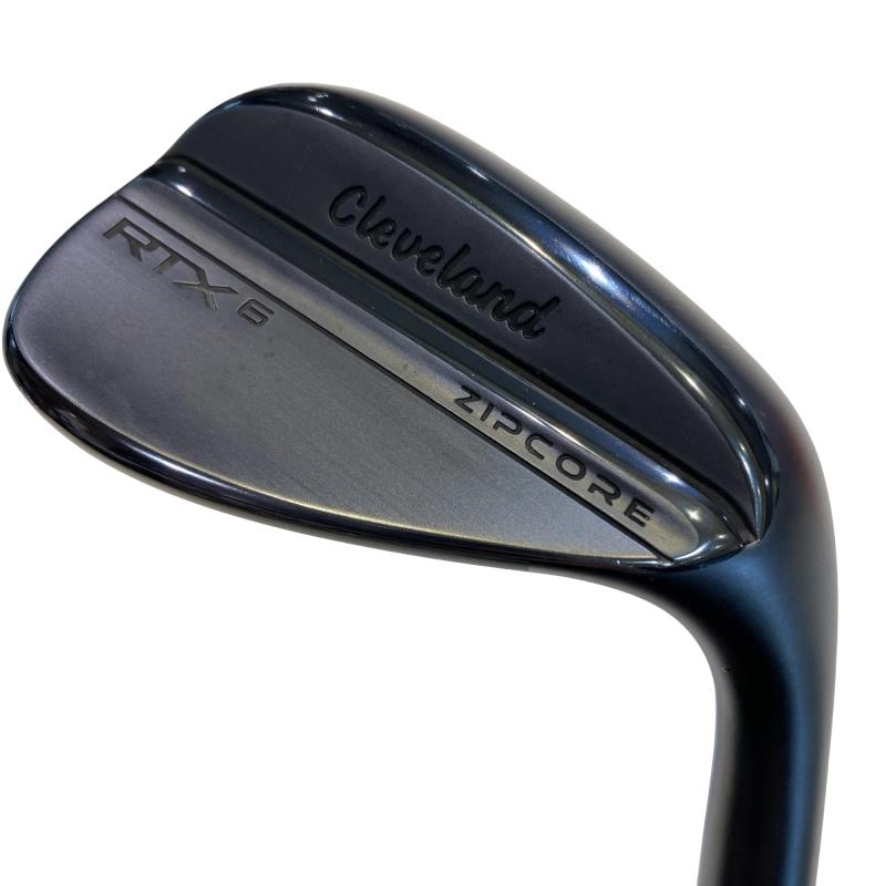 【中古】 クリーブランド Cleveland RTX-6 ZIPCORE ブラックサテン 58°/12° FULL ウェッジ WG Dynamic Gold (フレックスS) メンズ 男性用 右利き 右用 Cランク ゴルフクラブ