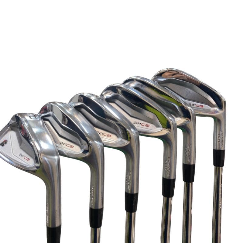 【中古】 ブリヂストン BRIDGESTONE 241CB 6S アイアンセット IR 純正特注シャフト (フレックスS) メンズ 男性用 右利き 右用 Cランク ゴルフクラブ