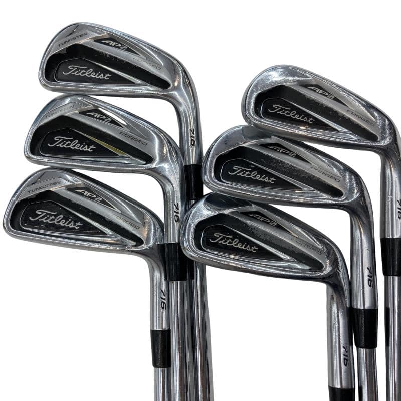 【中古】 タイトリスト Titleist AP2 716 6S アイアン書き割り IR Dynamic Gold AMT (フレックスS) メンズ 成人男性用 右利き 右用 C位置づける ゴルフ野球クラブ