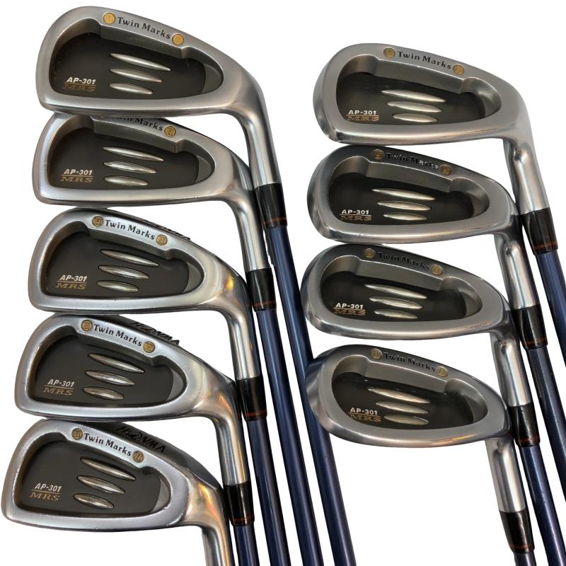 【中古】 本間ゴルフ Twin Marks AP-301 MRS 10S アイアンセット IR ACCELERATE FORCE (フレックスR) メンズ 男性用 右利き 右用 Cランク ゴルフクラブ