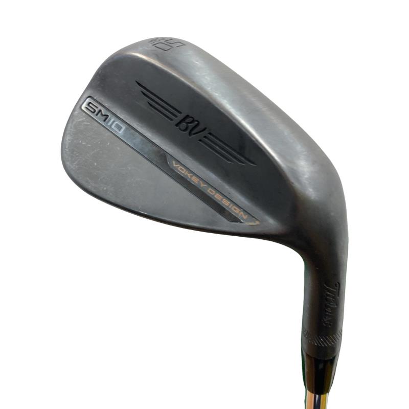 【中古】 タイトリスト VOKEY SPIN MILLED SM10 ジェットブラック 50&deg;/08&deg;F ウェッジ WG Dynamic Gold (フレックスS) メンズ 男性用 右利き 右用 Cランク ゴルフクラブ｜ゴルフパートナー 中古クラブ店