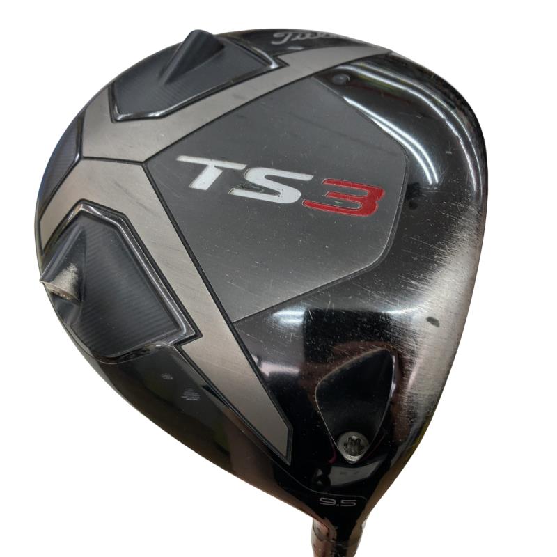 【中古】 タイトリスト TS3  9.5° １番ウッド DR リシャフト (フレックス余分の物) メンズ 成人男性用 右利き 右用 C序列付ける ゴルフ野球クラブ