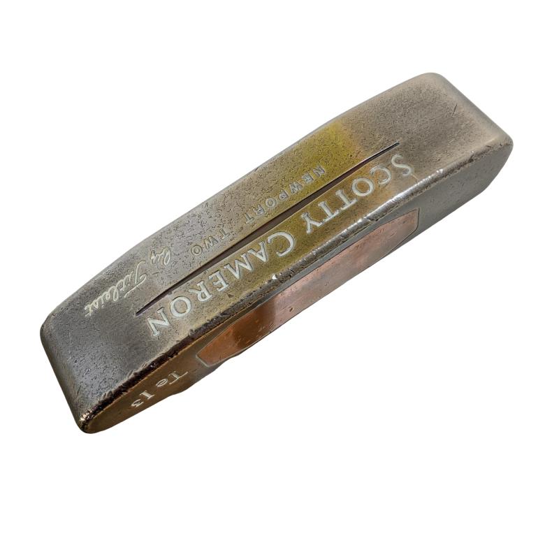 【中古】 タイトリスト SCOTTY CAMERON Tel3(トレリウムII) NEWPORT TWO パター PT Micro Step (フレックス余分の物) メンズ 成人男性用 右利き 右用 C位置づける ゴルフ野球クラブ