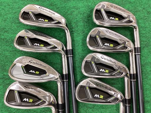 【中古】 テーラーメイド M2(2017) 8S USA アイアンセット IR REAX 65(M2 2017IR) (フレックスR) メンズ 男性用 右利き 右用 Cランク ゴルフクラブ