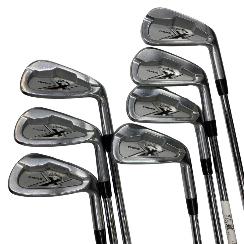 【中古】 キャロウェイ X FORGED 8S アイアンセット IR リシャフト (フレックスその他) メンズ 男性用 右利き 右用 Cランク ゴルフクラブ|ゴルフパートナー 中古クラブ店
