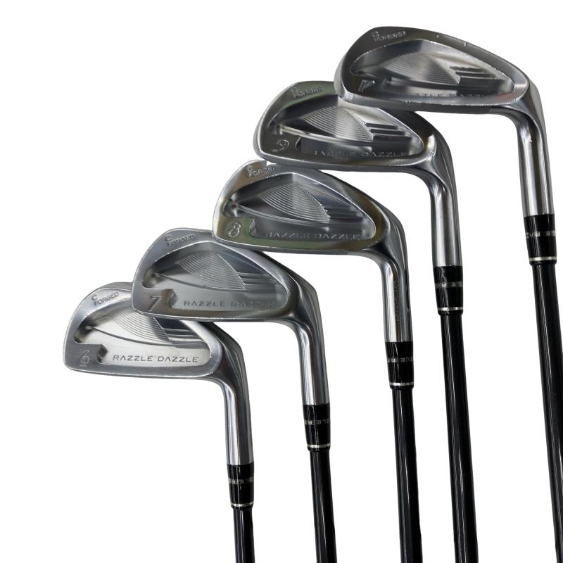 【中古】 RAZZLE DAZZLE RAZZLE DAZZLE CSI-C FORGED 5S アイアン仕掛ける IR 完全無欠特注立て坑 (フレックス余分の物) メンズ 成人男性用 右利き 右用 C価値づける ゴルフ野球クラブ