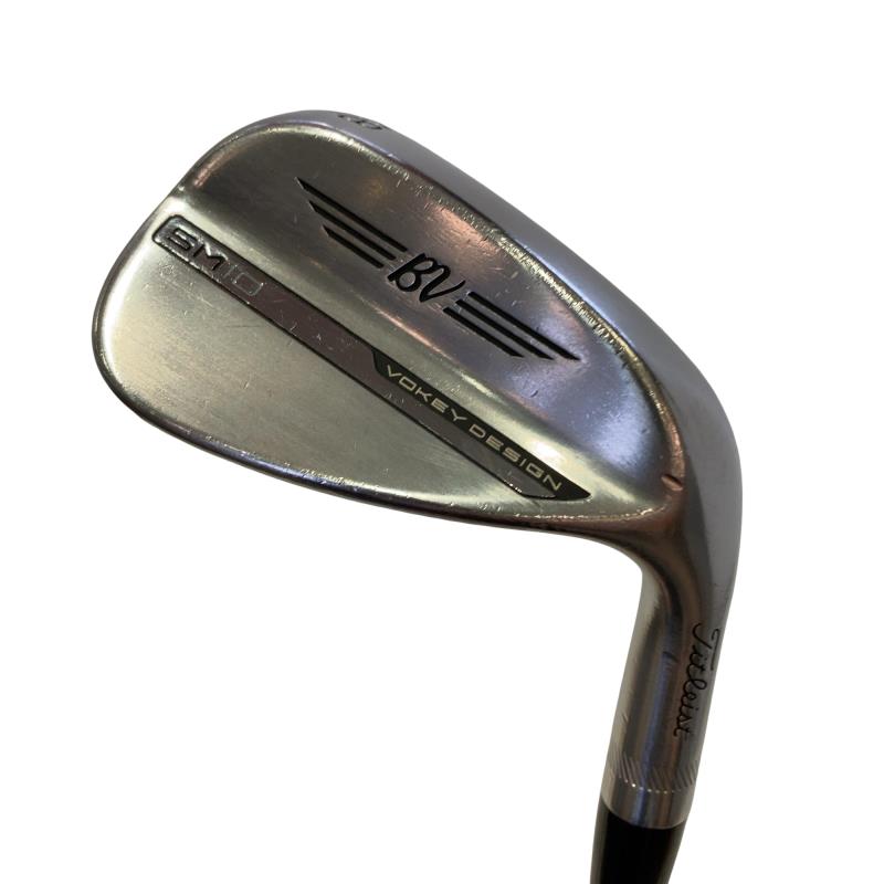 【中古】 タイトリスト VOKEY SPIN MILLED SM10 ツアークロム 48°/10°F ウェッジ WG Dynamic Gold (フレックスS) メンズ 男性用 右利き 右用 Cランク ゴルフクラブ|ゴルフパートナー 中古クラブ店