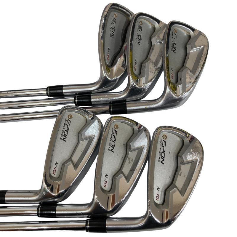 【中古】 エポンゴルフ株式会社 EPON AF-701 6S アイアン仕掛ける IR 完全無欠特注立て坑 (フレックスS) メンズ 成人男性用 右利き 右用 D序列付ける ゴルフ野球クラブ