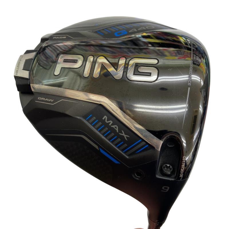 【中古】 ピン G440 MAX  9° １番ウッド DR PING TOUR 2.0 BLACK 75(DR) (フレックスX) メンズ 成人男性用 右利き 右用 C序列付ける ゴルフ野球クラブ