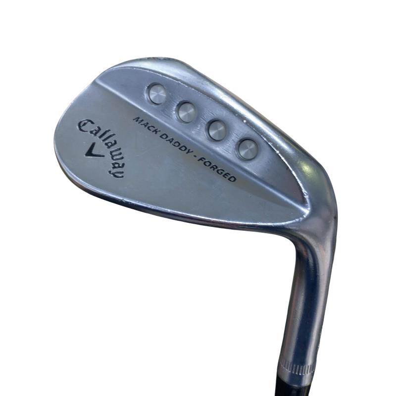 【中古】 キャロウェイ MACK DADDY FORGED(2019) クロムメッキ 56°/12° ウェッジ WG 純正特注シャフト (フレックスS) メンズ 男性用 右利き 右用 Cランク ゴルフクラブ