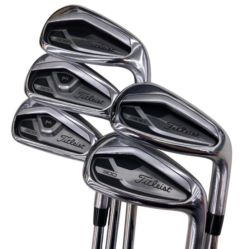【中古】 タイトリスト Titleist T300(2021) 5S アイアン仕掛ける IR NS PRO 880 AMC (フレックスS) メンズ 成人男性用 右利き 右用 C価値づける ゴルフ野球クラブ