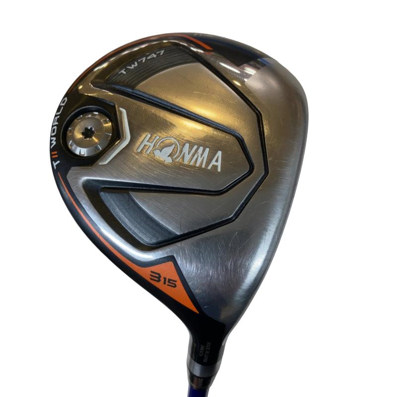 【中古】 本間ゴルフ TOUR WORLD TW747 3W フェアウェイウッド FW VIZARD FP-6 (フレックスS) メンズ 男性用 右利き 右用 Cランク ゴルフクラブ｜ゴルフパートナー 中古クラブ店