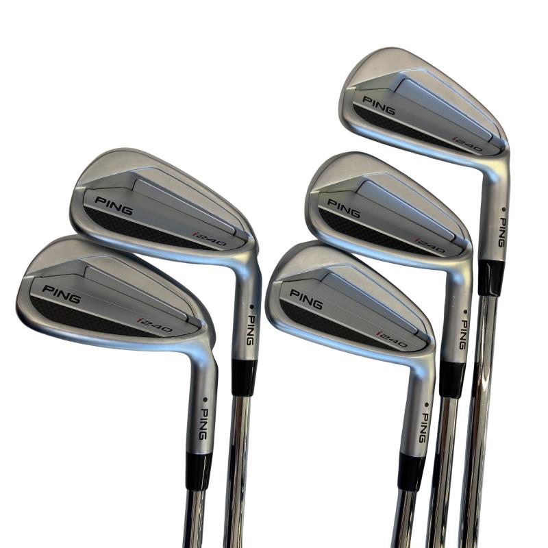 【中古】 ピン i240 5S アイアンセット IR 純正特注シャフト (フレックスS) メンズ 男性用 右利き 右用 Cランク ゴルフクラブ