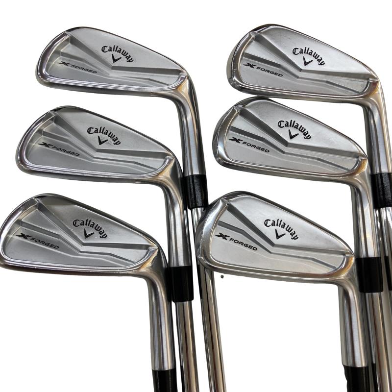 【中古】 キャロウェイ X FORGED(2024) 6S アイアンセット IR Dynamic Gold MID 115 (フレックスS) メンズ 男性用 右利き 右用 Cランク ゴルフクラブ｜ゴルフパートナー 中古クラブ店