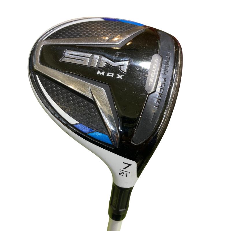 【中古】 仕立て屋御手伝いさん SIM MAX 7W レディース フェアウェイウッド FW TENSEI BLUE TM40(FW) (フレックスL) レディース お上さん用 右利き 右用 C序列付ける ゴルフ野球クラブ ゴルフ-クラブ-スポーツ・アウトドア