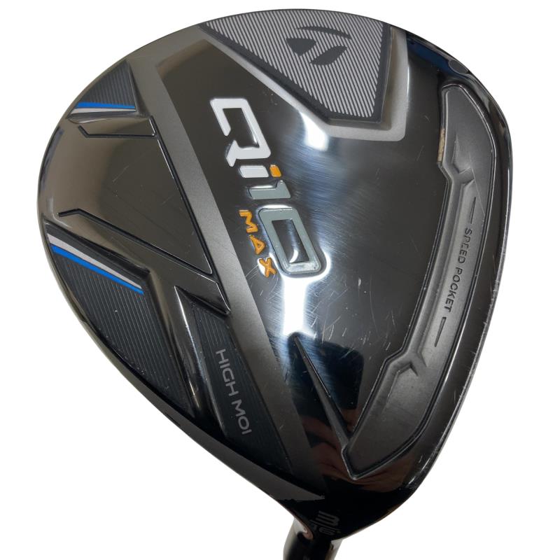 【中古】 テーラーメイド Qi10 MAX 3W フェアウェイウッド FW Diamana BLUE TM50(Qi10 FW) (フレックスR) メンズ 男性用 右利き 右用 Cランク ゴルフクラブ