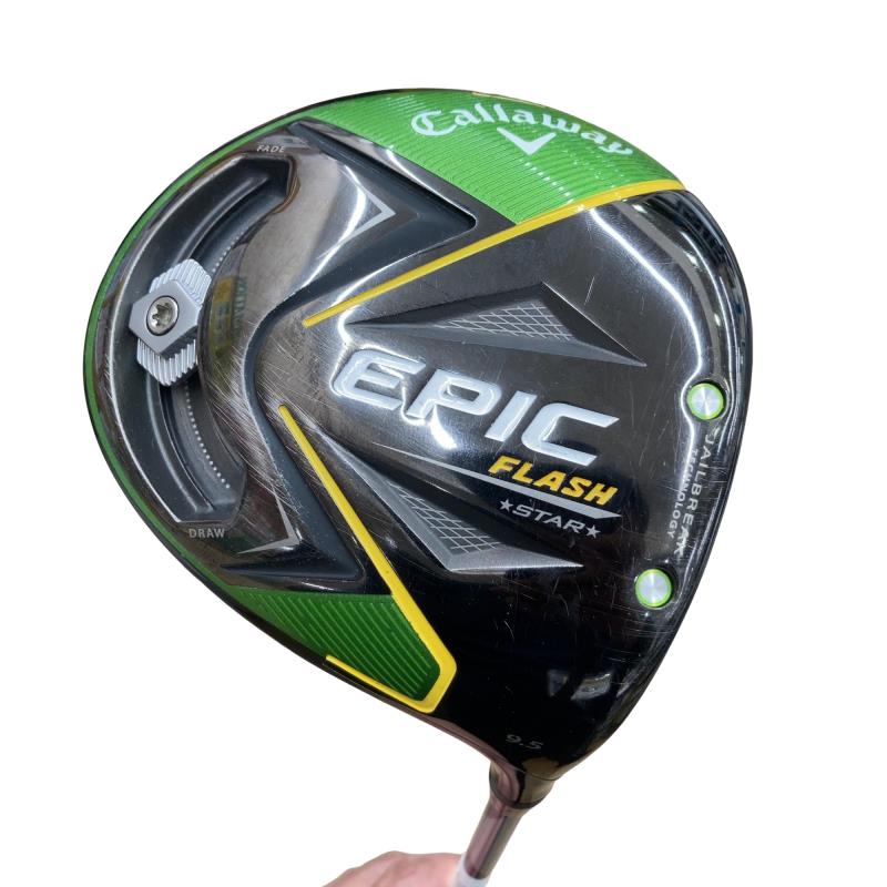 【中古】 キャロウェイ EPIC FLASH STAR 9.5&deg; ドライバー DR Speeder 569 EVOLUTION VI (フレックスS) メンズ 男性用 右利き 右用 Cランク ゴルフクラブ｜ゴルフパートナー 中古クラブ店
