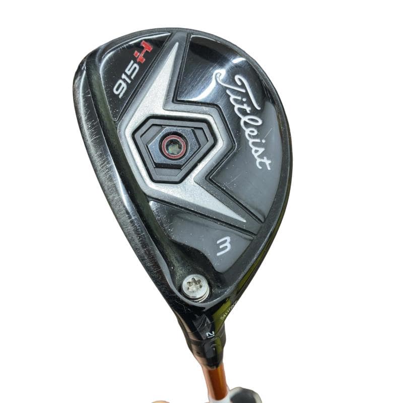 【中古】 タイトリスト 915 H U3 レフティ ありがた味 UT 純然たる特注矢がら (フレックスS) メンズ 成人男性用 左ぎっちょ レフティ 左用 C位置づける ゴルフ野球クラブ