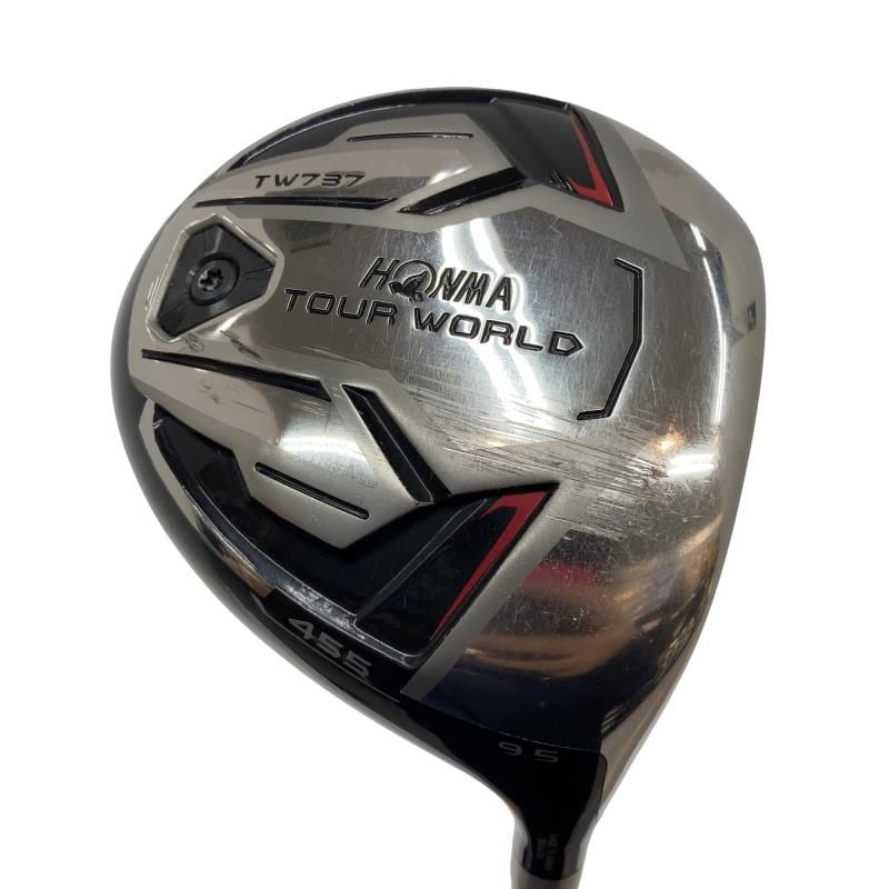 【中古】 本間ゴルフ TOUR WORLD TW737 455 9.5° ドライバー DR VIZARD EX-Z65 (フレックスS) メンズ 男性用 右利き 右用 Cランク ゴルフクラブ