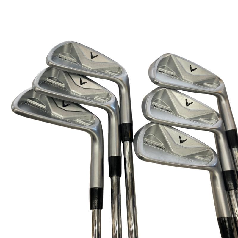 【中古】 キャロウェイ X FORGED(2026) 8S アイアン書き割り IR 完全無欠特注立て坑 (フレックスS) メンズ 成人男性用 右利き 右用 C序列付ける ゴルフ野球クラブ