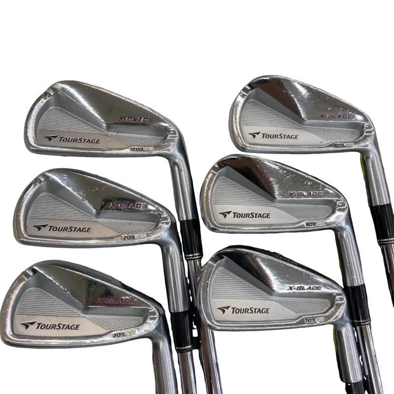 【中古】 ブリヂストン TOURSTAGE X-BLADE 709 CB 6S アイアン書き割り IR NS PRO MODUS3 TOUR120 (フレックスS) メンズ 成人男性用 右利き 右用 D位置づける ゴルフ野球クラブ