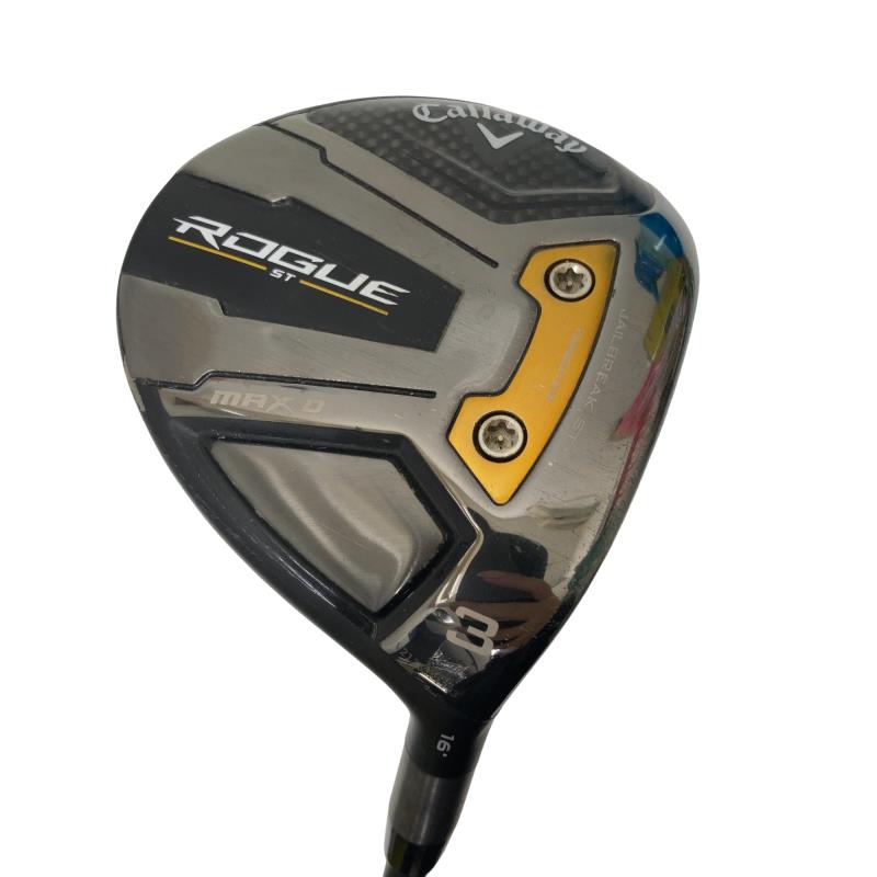 【中古】 キャロウェイ ROGUE ST MAX D 3W フェアウェイウッド FW VENTUS 5 for CW(ROGUE ST FW) (フレックスS) メンズ 男性用 右利き 右用 Cランク ゴルフクラブ