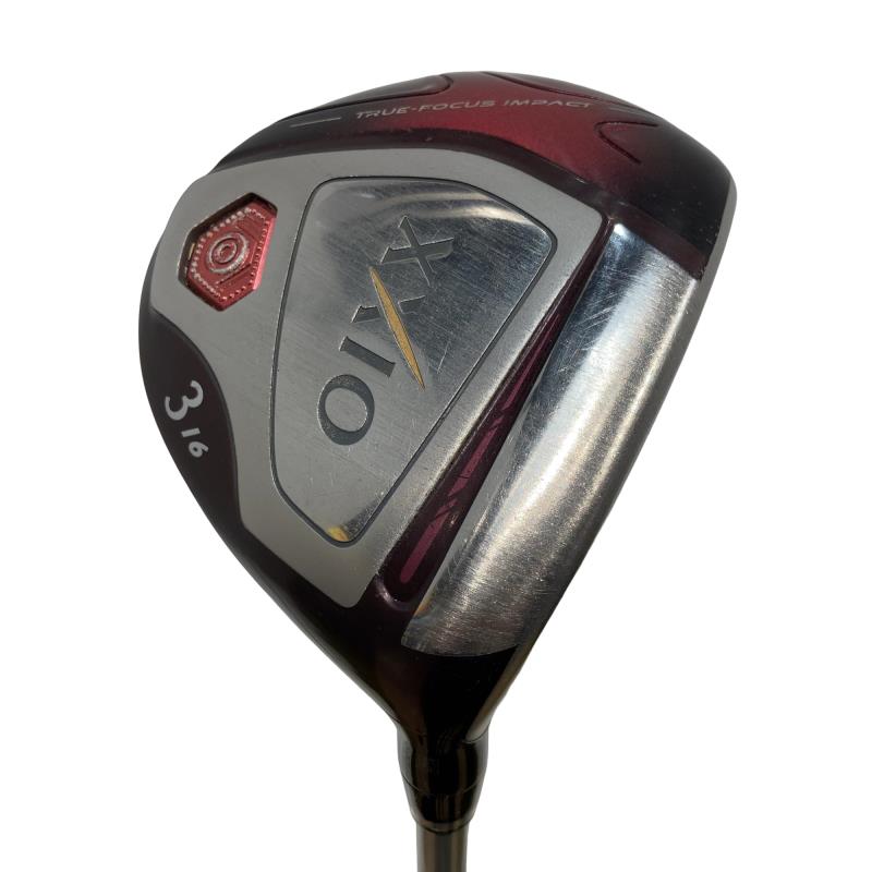 【中古】 ダンロップ XXIO(2018) 3W(ボルドーワイン) レディース フェアウェイウッド FW リシャフト (フレックス余分の物) レディース お上さん用 右利き 右用 C序列付ける ゴルフ野球クラブ フェアウェイウッド-クラブ