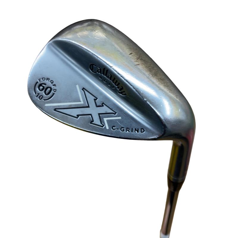 【中古】 キャロウェイ X FORGED ミルキークロム 60MD-10 C-GRIND USA ウェッジ WG Callaway Golf Steel (フレックスその他) メンズ 男性用 右利き 右用 Cランク ゴルフクラブ