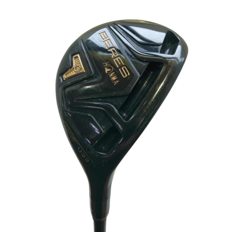 【中古】 本間ゴルフ BERES BLACK 22° ユーティリティ UT 純正特注シャフト (フレックスR) メンズ 男性用 右利き 右用 Cランク ゴルフクラブ