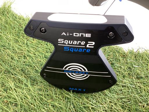 【中古】 オデッセイ Ai-ONE SQUARE 2 SQUARE MAX 1 33in パター PT STROKE LAB 90 スチール写真 (フレックス余分の物) メンズ 成人男性用 右利き 右用 B序列付ける ゴルフ野球クラブ