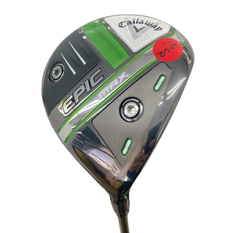 【中古】 キャロウェイ EPIC MAX 3W フェアウェイウッド FW リシャフト (フレックスその他) メンズ 男性用 右利き 右用 Cランク ゴルフクラブ
