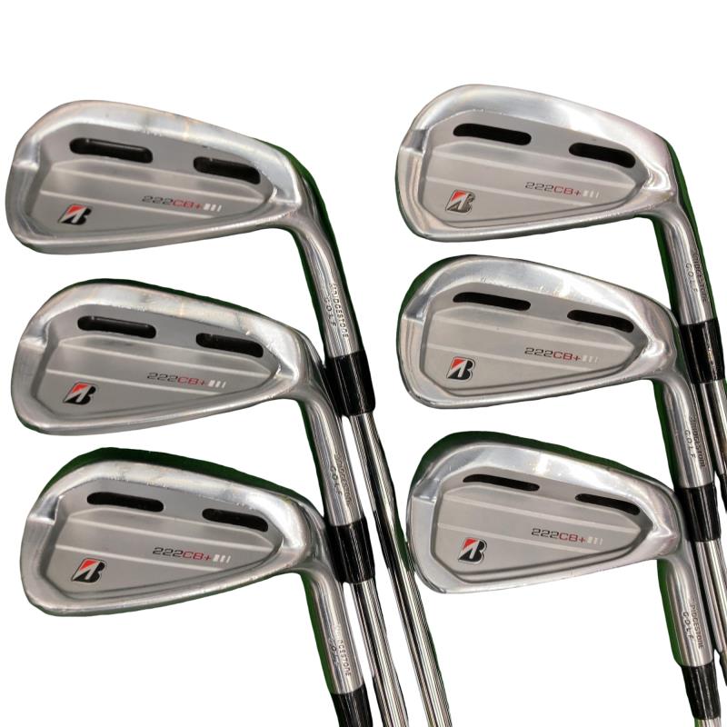 【中古】 ブリヂストン BRIDGESTONE 222CB+ 6S アイアン仕掛ける IR 完全無欠特注立て坑 (フレックスS) メンズ 成人男性用 右利き 右用 C価値づける ゴルフ野球クラブ