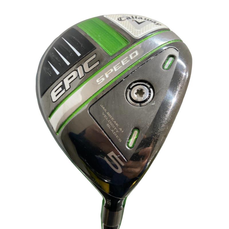 【中古】 キャロウェイ EPIC SPEED 5W フェアウェイウッド FW 純正特注シャフト (フレックスX) メンズ 男性用 右利き 右用 Cランク ゴルフクラブ