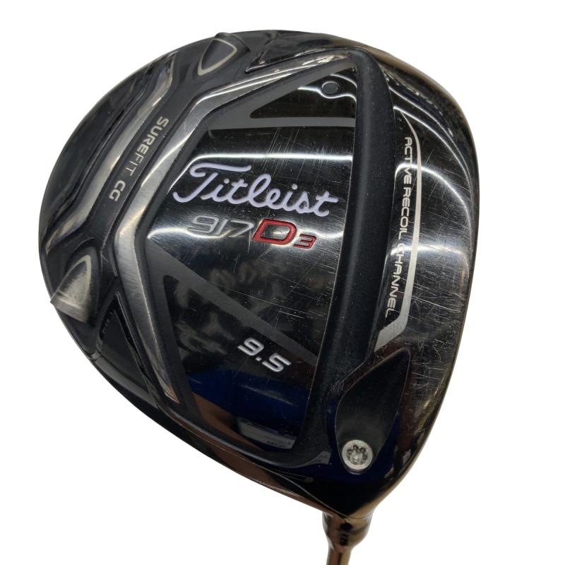【中古】 タイトリスト 917 D3  9.5° １番ウッド DR 完全無欠特注立て坑 (フレックスS) メンズ 成人男性用 右利き 右用 C価値づける ゴルフ野球クラブ