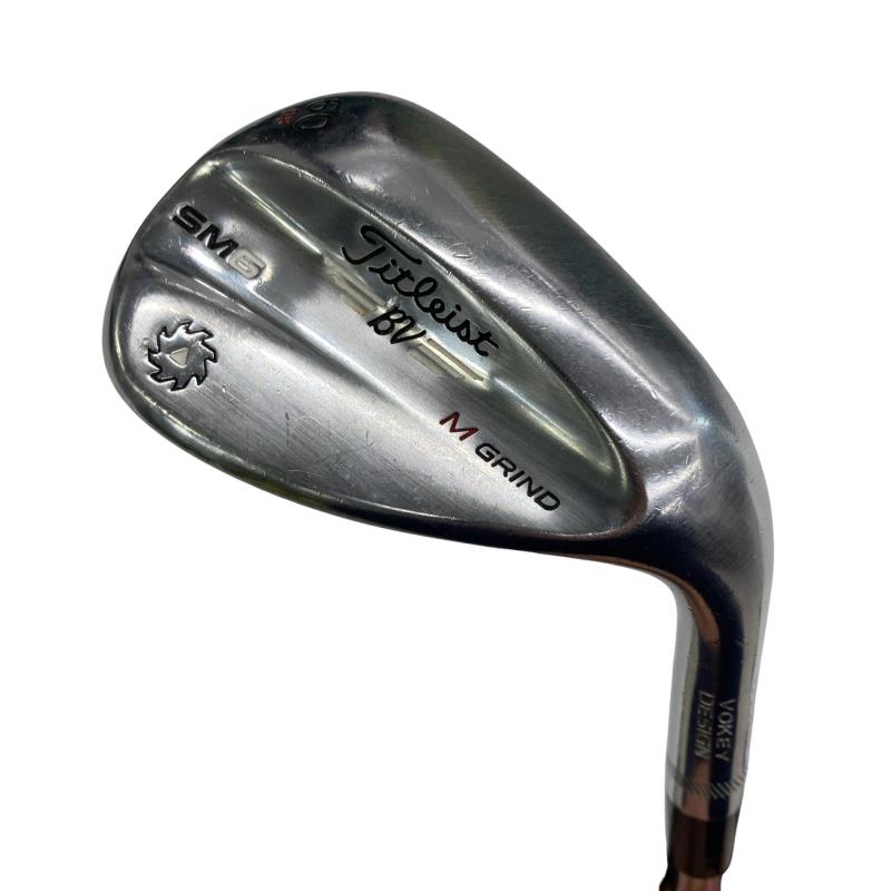 【中古】 タイトリスト VOKEY SPIN MILLED SM6 周遊旅行Cr 60°/08°M USA ウェッジ WG Dynamic Gold (フレックス余分の物) メンズ 成人男性用 右利き 右用 C位置づける ゴルフ野球クラブ