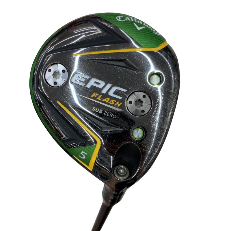 【中古】 キャロウェイ EPIC FLASH SUBZERO 5W フェアウェイウッド FW Tour AD SZ(フェアウェイ) (フレックスS) メンズ 男性用 右利き 右用 Cランク ゴルフクラブ|ゴルフパートナー 中古クラブ店