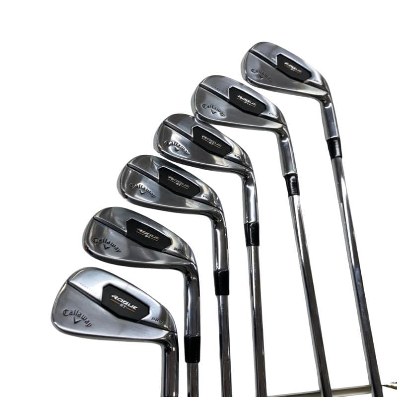 【中古】 キャロウェイ ROGUE ST PRO 6S アイアンセット IR Dynamic Gold 95 (フレックスS) メンズ 男性用 右利き 右用 Cランク ゴルフクラブ|ゴルフパートナー 中古クラブ店