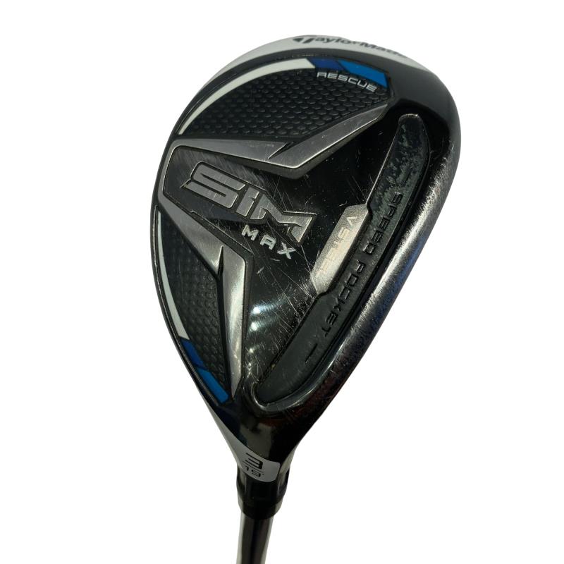 【中古】 テーラーメイド SIM MAX U3 ユーティリティ UT 純正特注シャフト (フレックスS) メンズ 男性用 右利き 右用 Cランク ゴルフクラブ