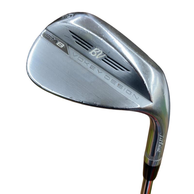 【中古】 タイトリスト VOKEY SPIN MILLED SM8 ツアークロム 56°/12°D ウェッジ WG Dynamic Gold (フレックスS) メンズ 男性用 右利き 右用 Dランク ゴルフクラブ