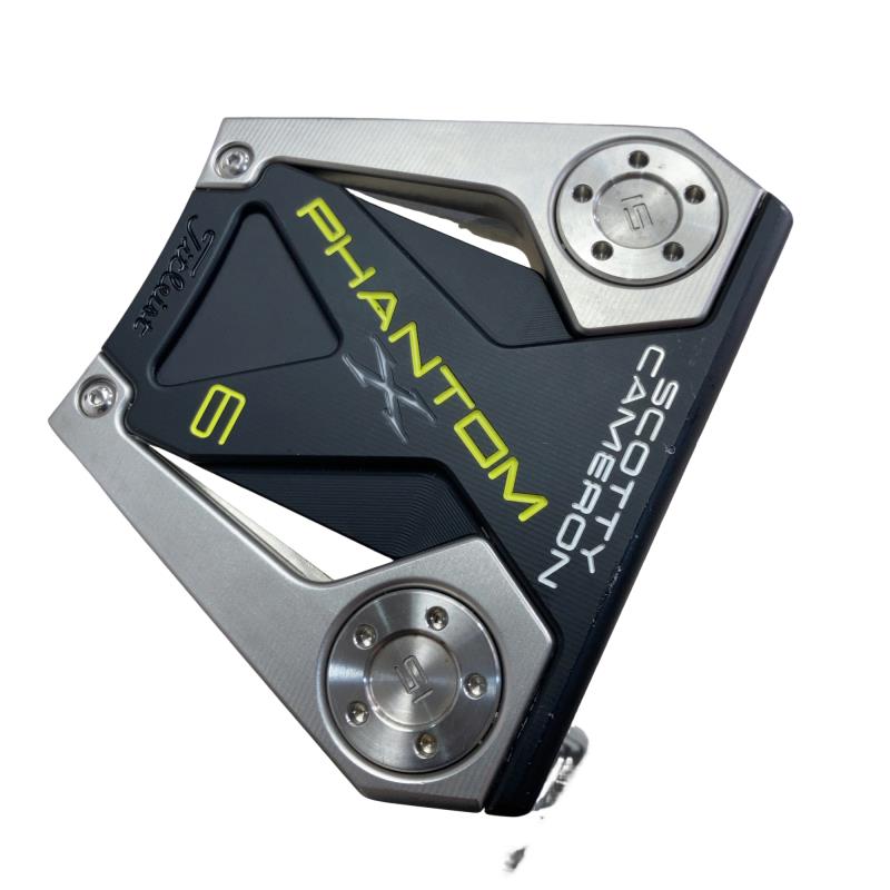 【中古】 タイトリスト SCOTTY CAMERON PHANTOM X 6 34in パター PT スチール写真 (フレックス余分の物) メンズ 成人男性用 右利き 右用 C位置づける ゴルフ野球クラブ