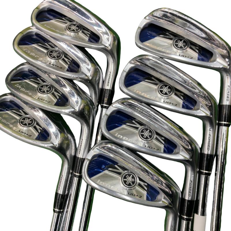 【中古】 ヤマハ inpres UD+2 9S アイアンセット IR リシャフト (フレックスその他) メンズ 男性用 右利き 右用 Cランク ゴルフクラブ