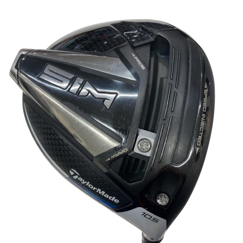 【中古】 テーラーメイド SIM 10.5° ドライバー DR TENSEI SILVER TM50(DR) (フレックスS) メンズ 男性用 右利き 右用 Cランク ゴルフクラブ