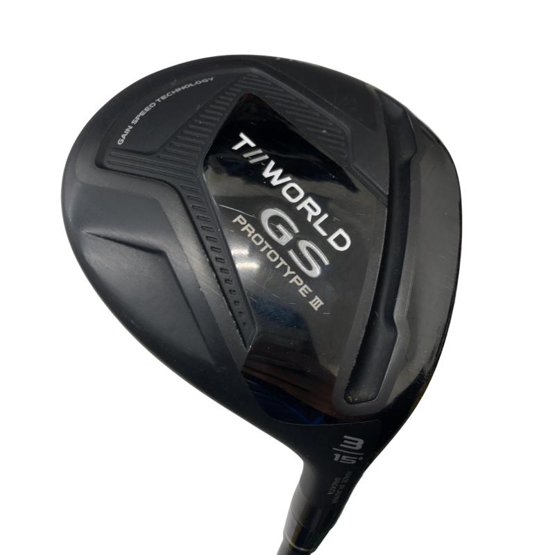 【中古】 本間ゴルフ TOUR WORLD GS PROTOTYPE III 3W フェアウェイウッド FW VIZARD FZ-5 (フレックスS) メンズ 男性用 右利き 右用 Cランク ゴルフクラブ
