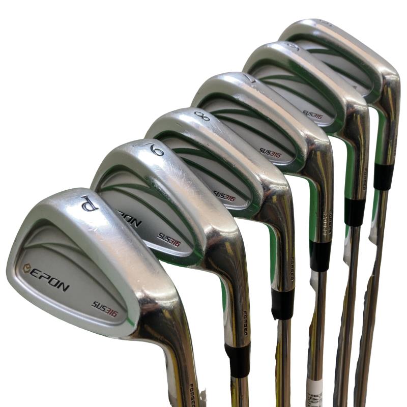 【中古】 エポンゴルフ株式会社 EPON SUS 316 6S アイアン書き割り IR リシャフト (フレックス余分の物) メンズ 成人男性用 右利き 右用 C位置づける ゴルフ野球クラブ
